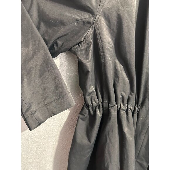 Eileen Fisher Black Stand Collar Jacket Soft Shell Black 1X Women's Coat Nylon - Picture 7 of 7